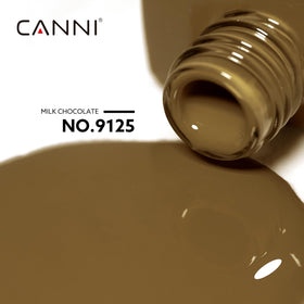 CANNI Brown Gel Nail Polish applied on nails