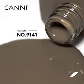 CANNI Brown Gel Nail Polish applied on nails