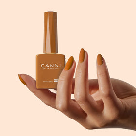 CANNI Brown Gel Nail Polish packaging with product details