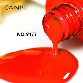 CANNI Classic Red Gel Nail Polish application on nails