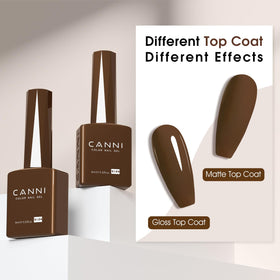 CANNI Dark Brown Gel Nail Polish lifestyle scene