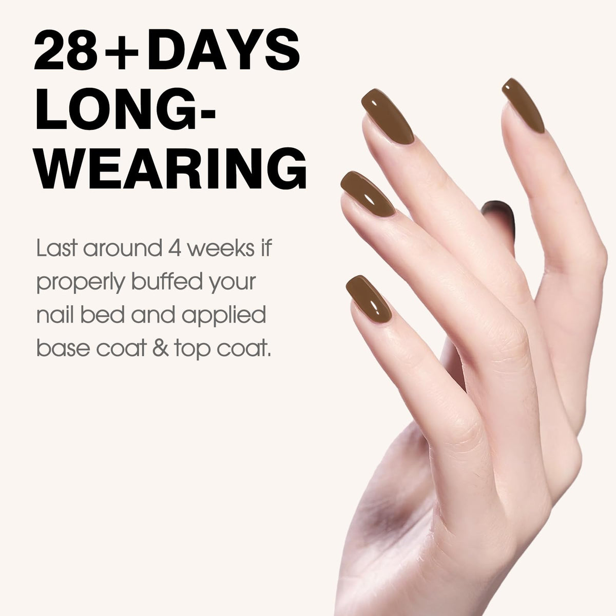 CANNI Dark Brown Gel Nail Polish packaging