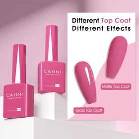 CANNI Deep Rose Pink Gel Nail Polish in lifestyle setting