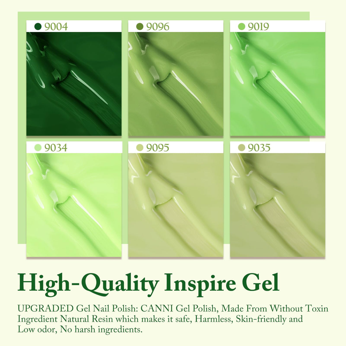 CANNI Gel Nail Polish application process under UV lamp