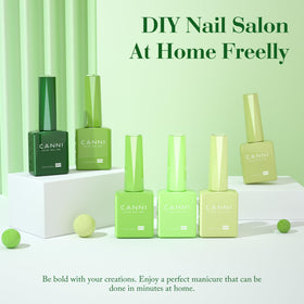 CANNI Gel Nail Polish bottle in green shade
