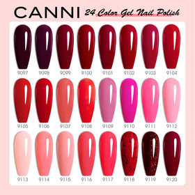 CANNI gel nail polish in hot pink shade