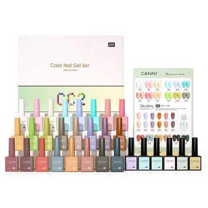 CANNI Gel Nail Polish Set 30 Pcs in colourful bottles