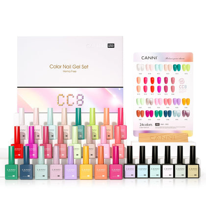CANNI Gel Nail Polish Set 30Pcs 9ml assorted pastel colours