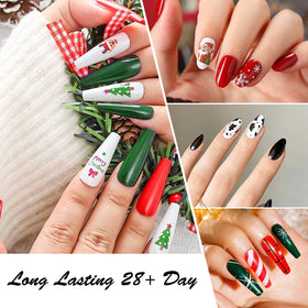 CANNI Gel Nail Polish Set 30Pcs application on nails