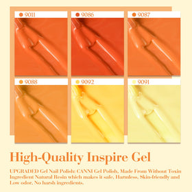 CANNI Gel Nail Polish set with UV lamp for curing