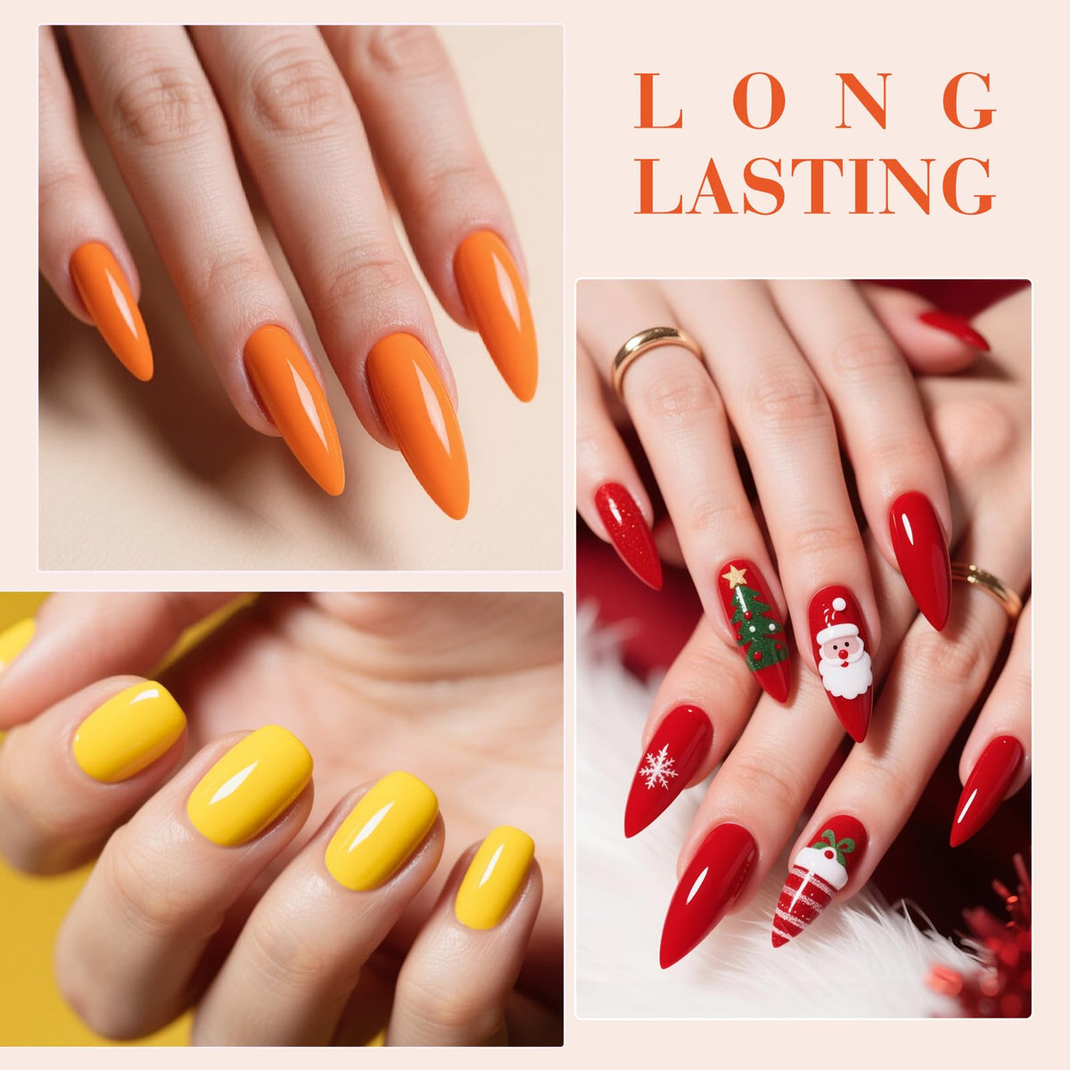 CANNI gel polish being applied on nails with a brush
