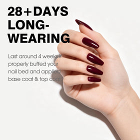 CANNI gel polish on manicured nails in natural light