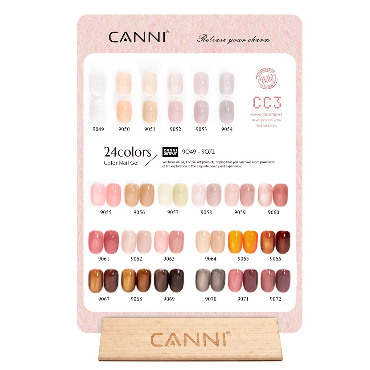 CANNI Jelly Gel Nail Polish bottles in various colours