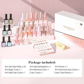 CANNI Jelly Gel Nail Polish Set packaging with elegant design