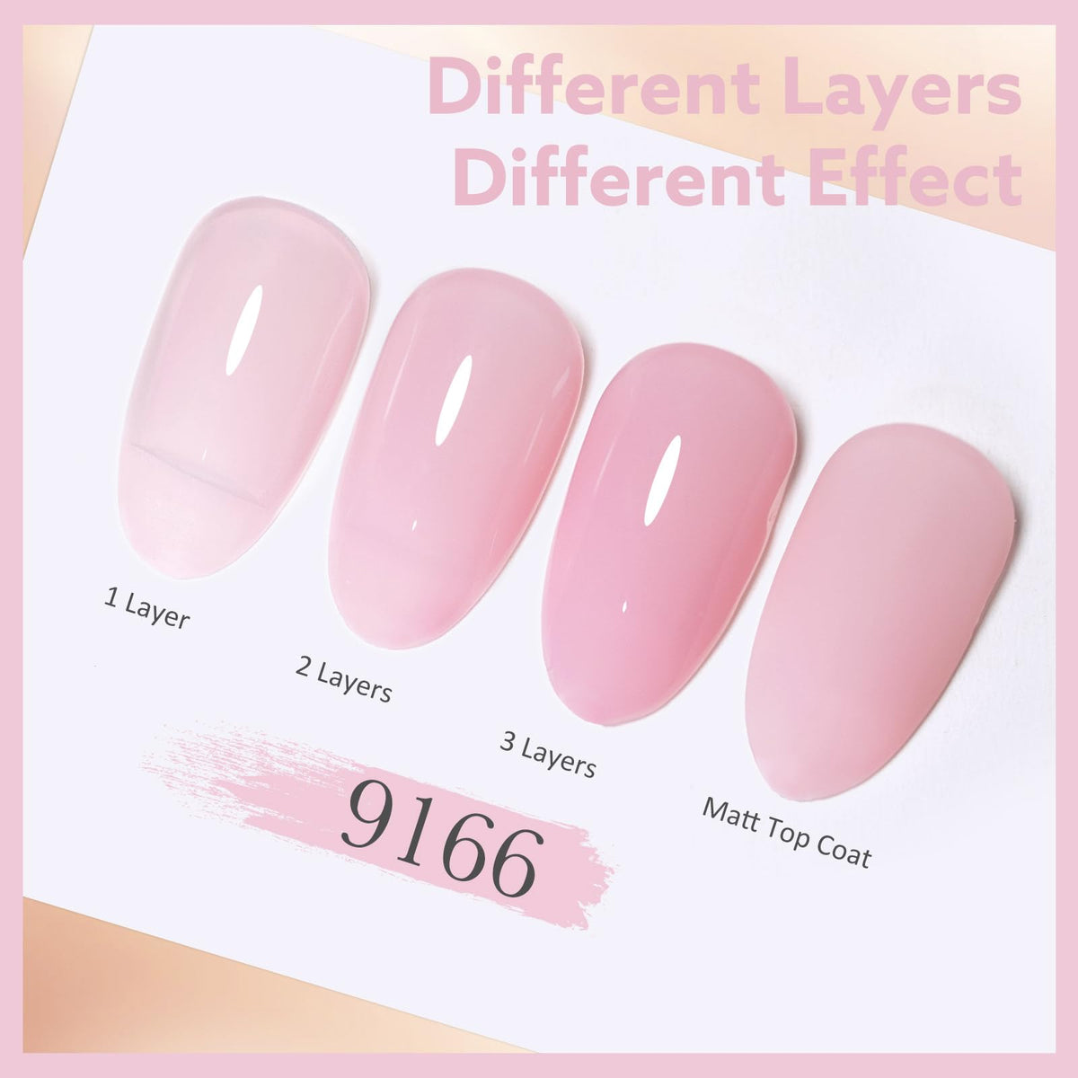 CANNI Jelly Nude Pink Gel Nail Polish bottle side view