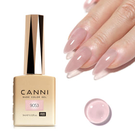CANNI Jelly Nude Pink Gel Nail Polish front view