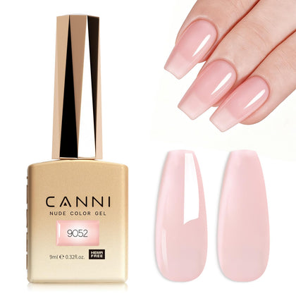 CANNI Jelly Pink Oyster Gel Nail Polish 9ml front view