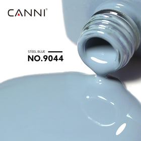 CANNI Light Blue Gel Nail Polish bottle showing pastel baby blue colour