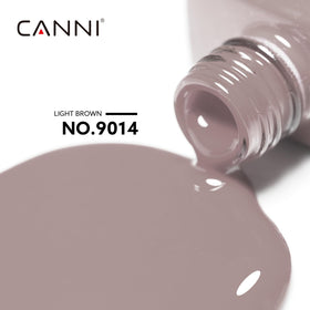 CANNI Light Brown Gel Nail Polish bottle side view