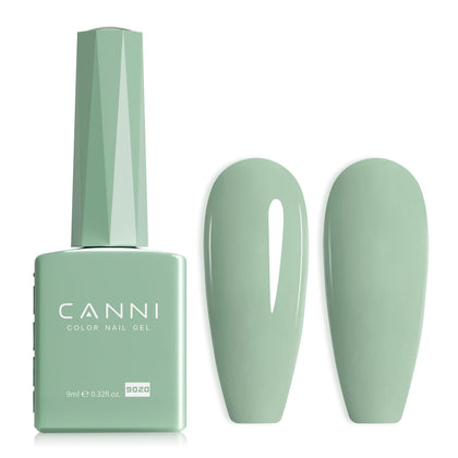 CANNI Light Green Gel Nail Polish sage green bottle front view