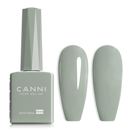 CANNI Light Green Gel Nail Polish sage green bottle front view