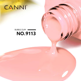 CANNI Light Pink Gel Nail Polish application on nails