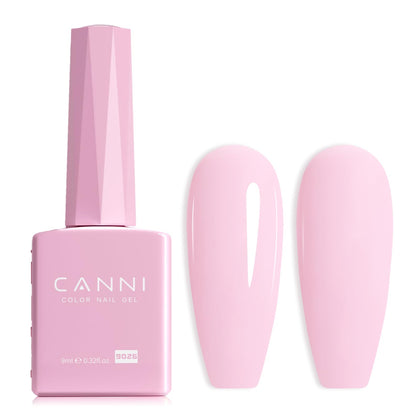 CANNI Light Pink Gel Nail Polish front view with colour bottle