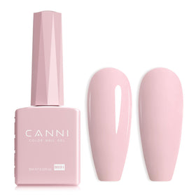 CANNI Light Pink Gel Nail Polish front view with colour bottle