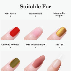 CANNI Matte Gel Top Coat and Base Coat Set with nail art tools