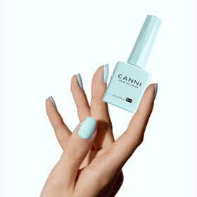 CANNI Mint Green Gel Nail Polish with UV lamp