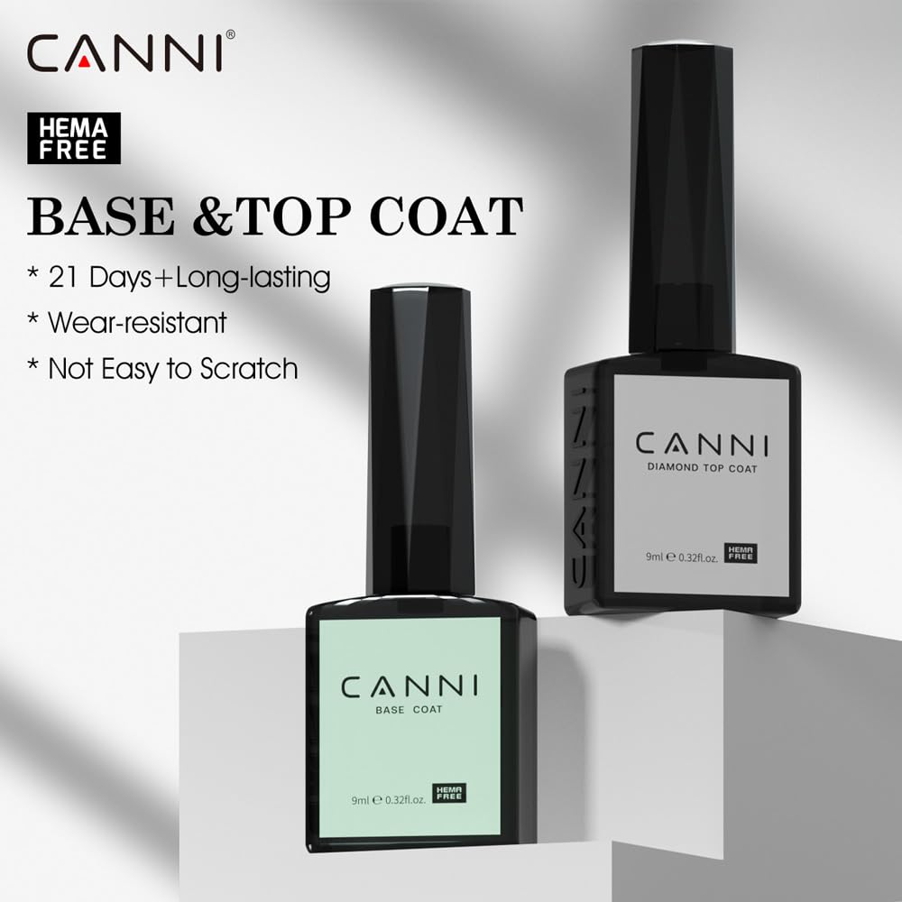 CANNI nail polish set with colour labels