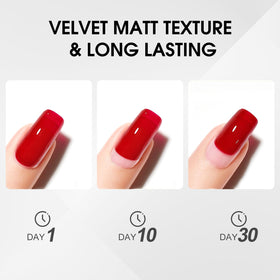 CANNI No Wipe Gel Top Coat and Base Coat Set with nail art tools
