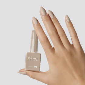 CANNI Nude Gel Nail Polish Light Brown with UV lamp