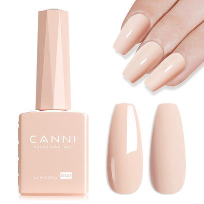 CANNI Nude Pink Gel Nail Polish 9ml front view