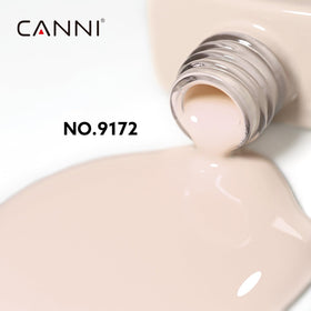 CANNI Nude Pink Gel Nail Polish application on nails