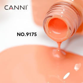 CANNI Pastel Pink Gel Nail Polish application on nails