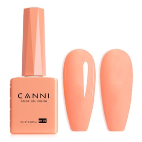 CANNI Pastel Pink Gel Nail Polish front view with colour bottle