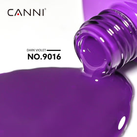CANNI Purple Gel Nail Polish application on nails