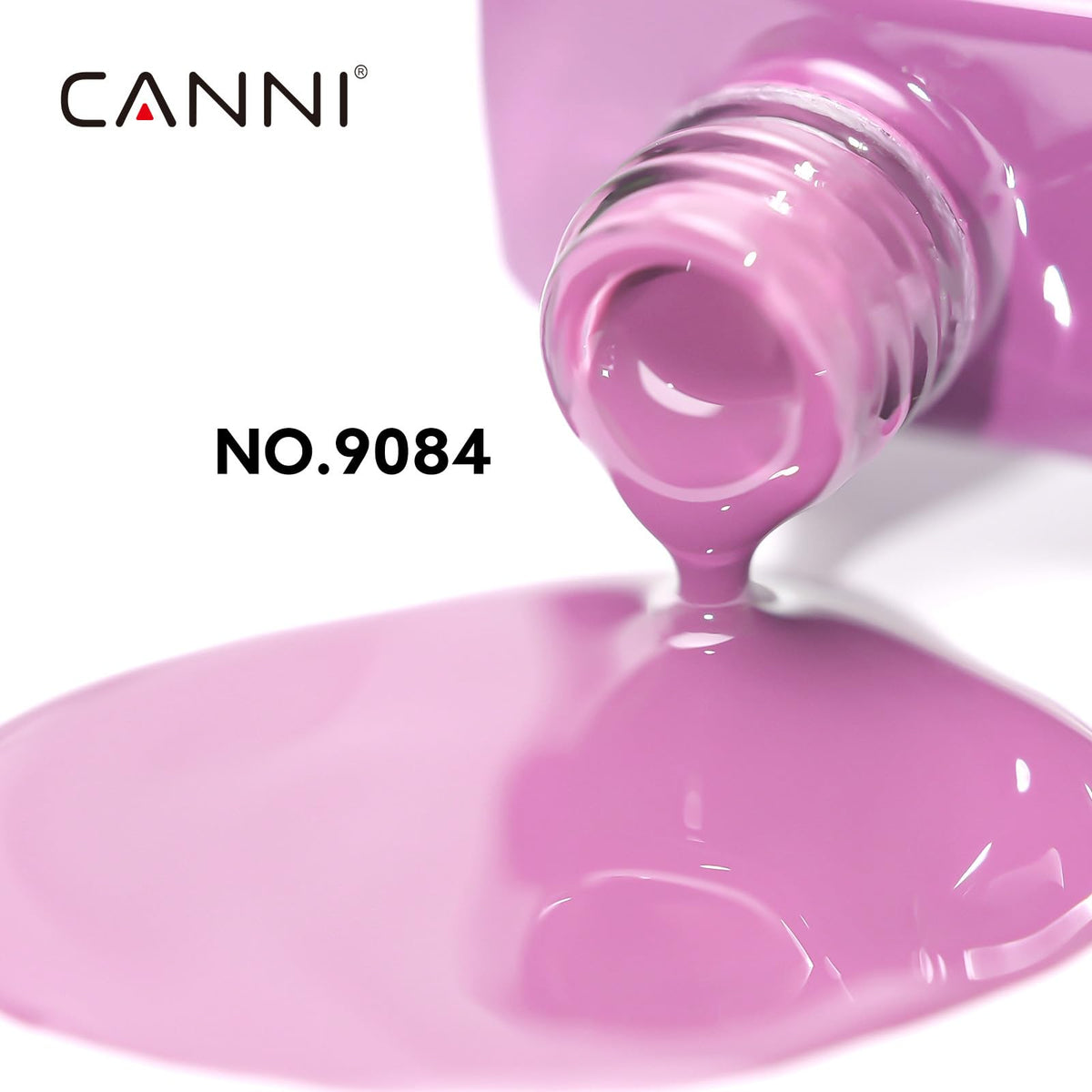 CANNI Purple Gel Nail Polish bottle showing vibrant purple colour