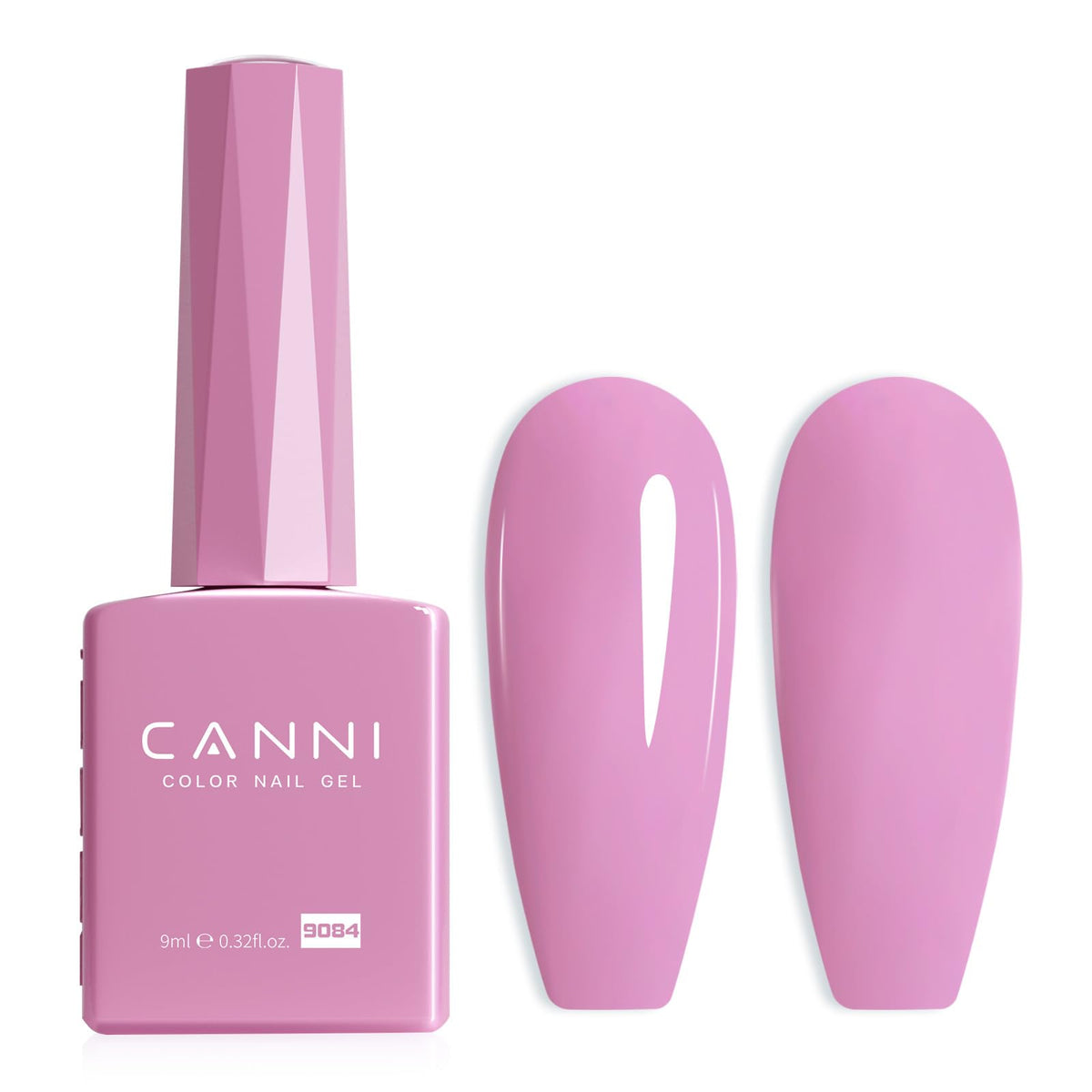 CANNI Purple Gel Nail Polish front view with high gloss finish