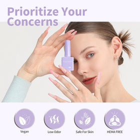 CANNI Purple Gel Nail Polish packaging
