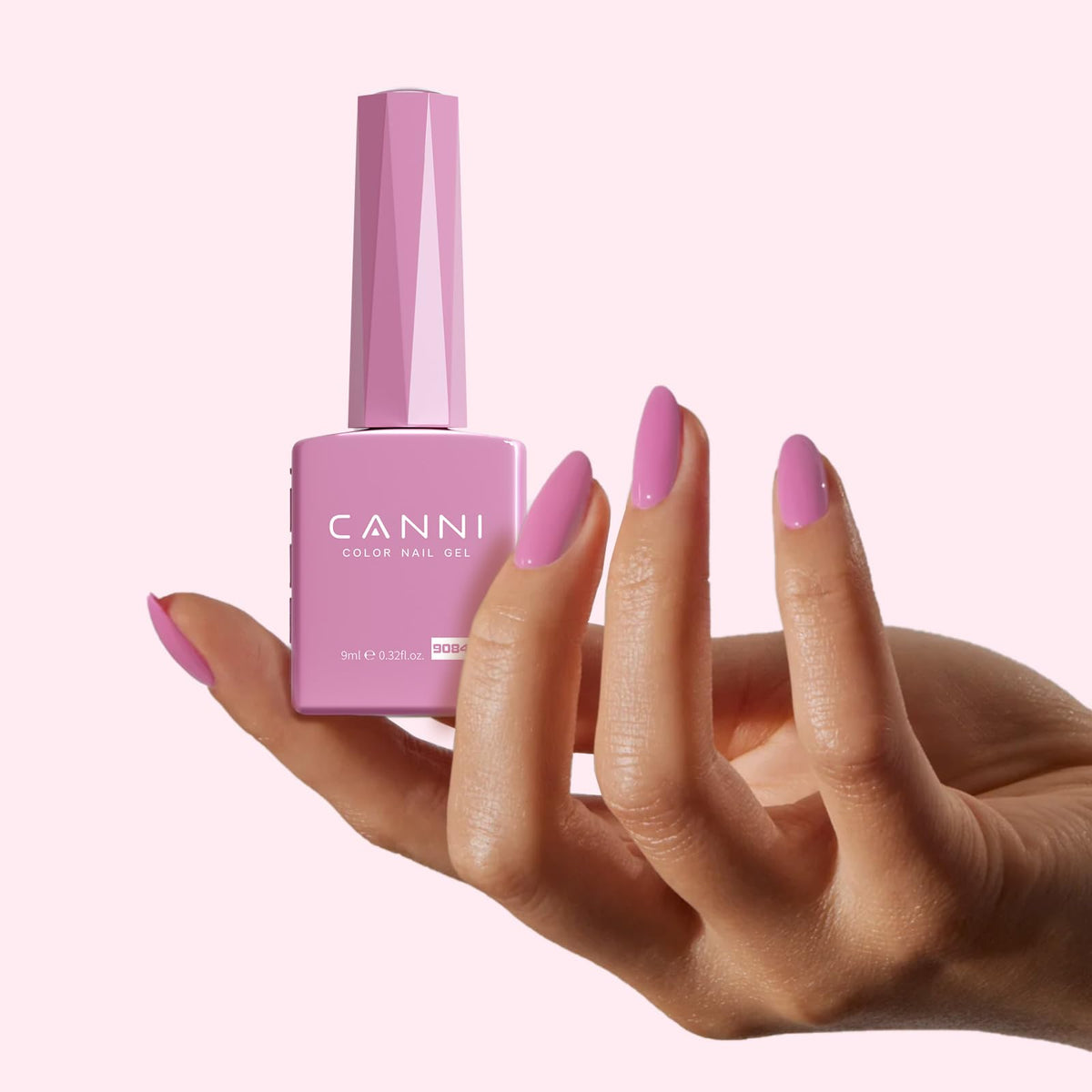 CANNI Purple Gel Nail Polish packaging and product details