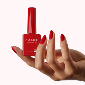 CANNI Red Gel Nail Polish bottle side view