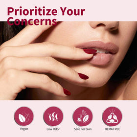 CANNI Red Gel Nail Polish packaging details