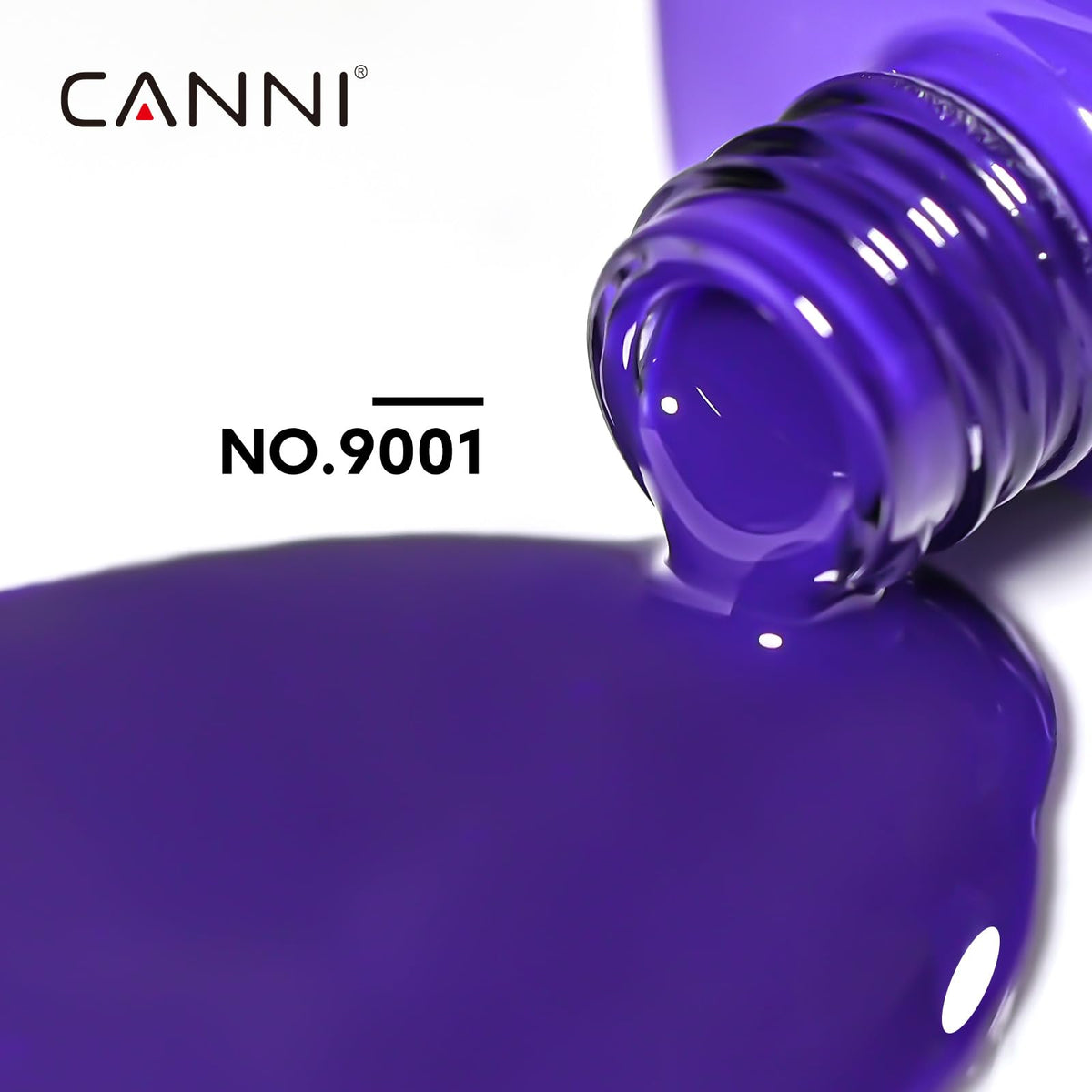 CANNI Royal Blue Gel Nail Polish application on nails