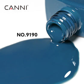 CANNI Royal Deep Blue Gel Nail Polish bottle side view