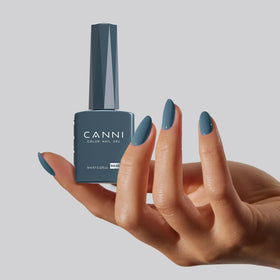 CANNI Slate Blue Gel Nail Polish packaging details