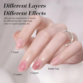 CANNI Soft Pink Jelly Gel Nail Polish 9ml packaging