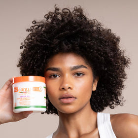 Cantu Argan Oil Leave-In Conditioning Repair Cream 16oz product texture