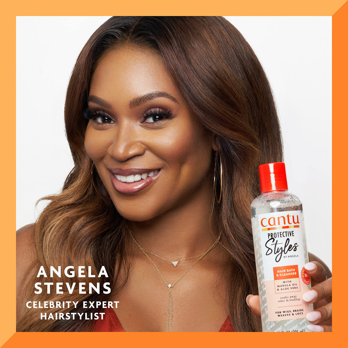 Cantu Hair Bath & Cleanser 10oz back view